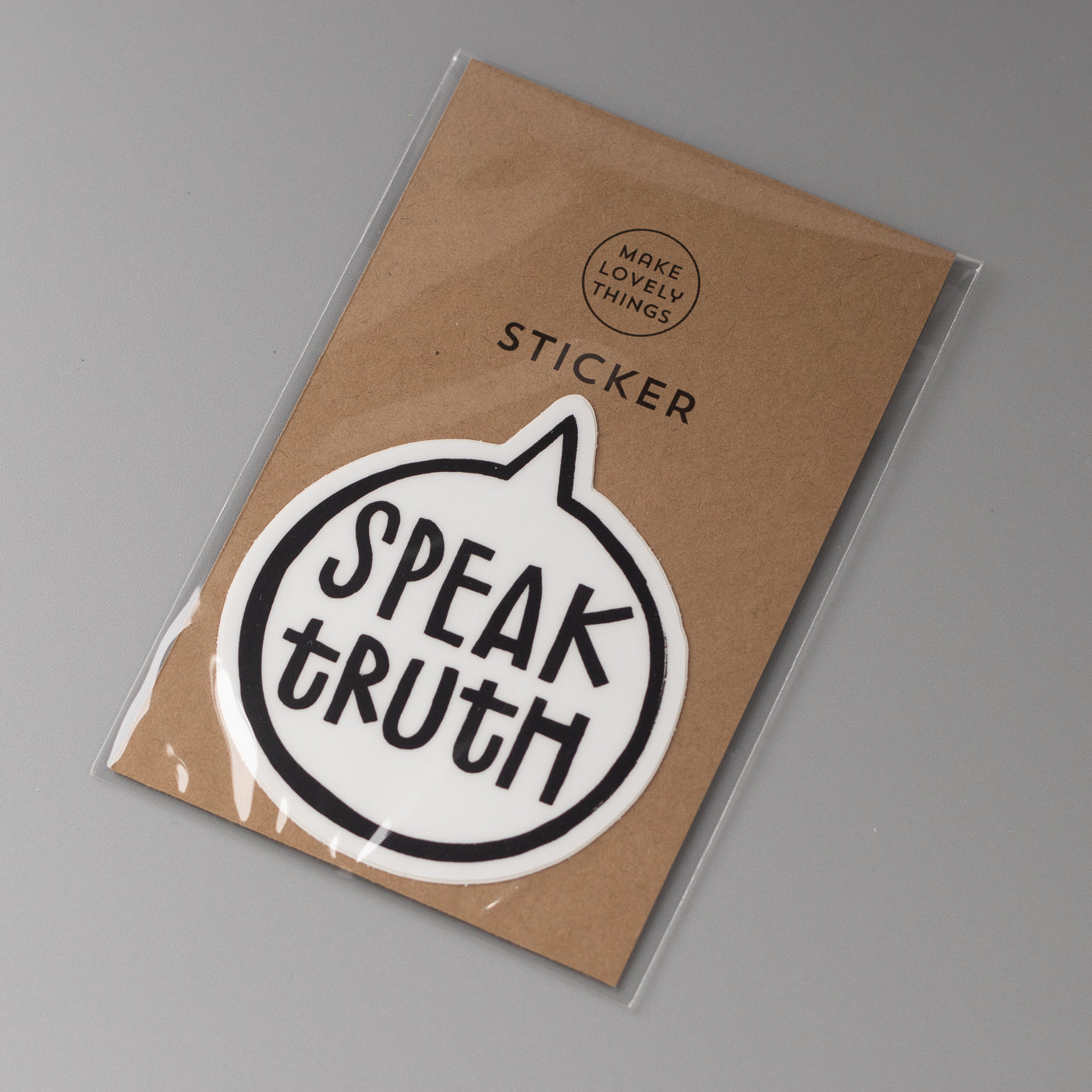 Speak Truth Die-cut Stickers