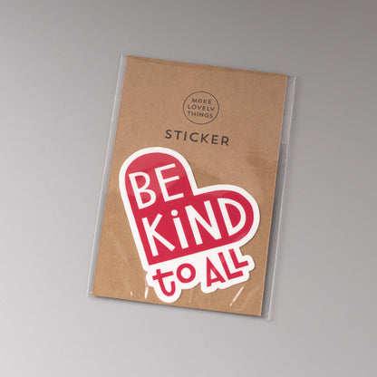Be Kind Die-cut Stickers