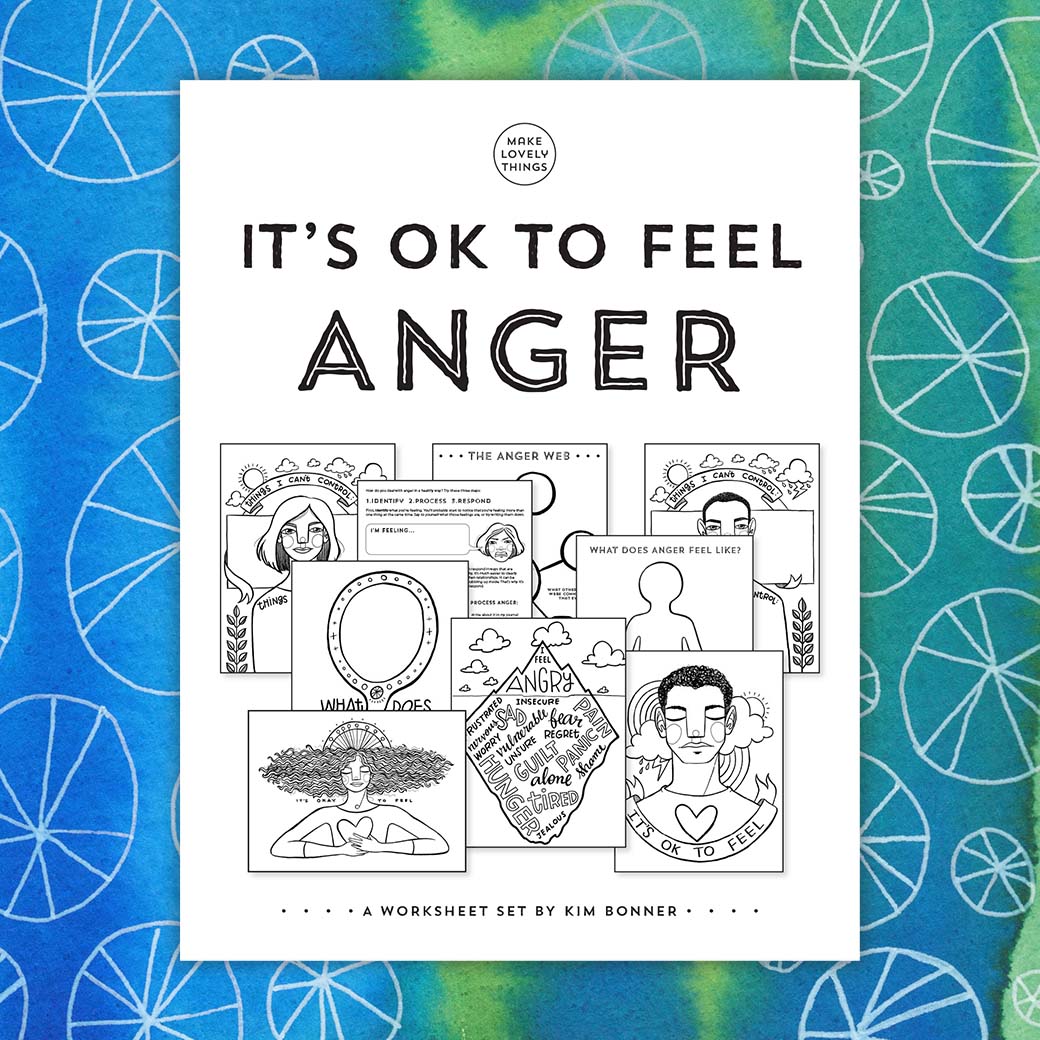 Worksheet Set: It's OK to Feel Anger