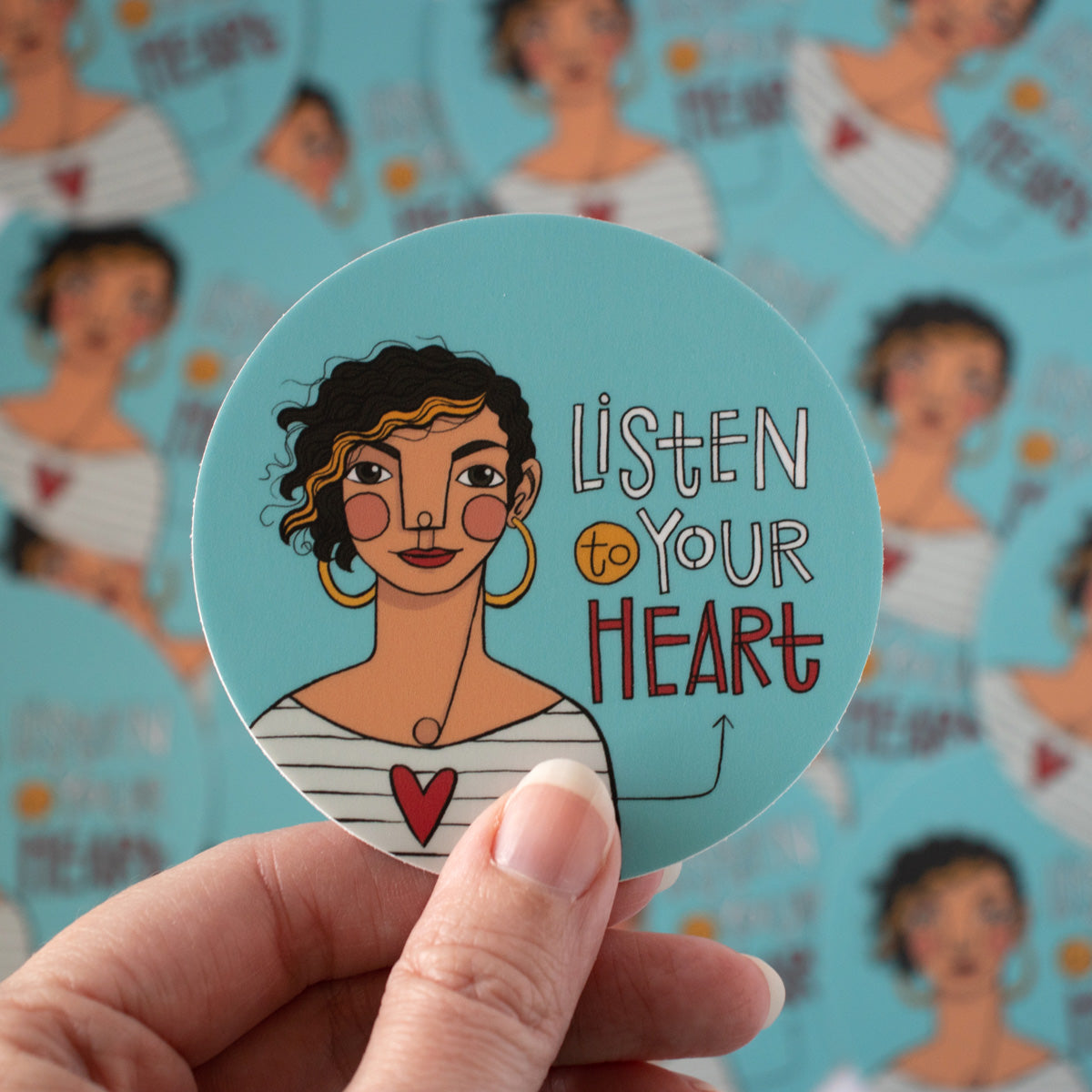 Listen to Your Heart sticker